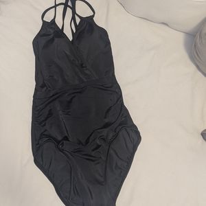 4/$12 Black One Piece Bathing Suit